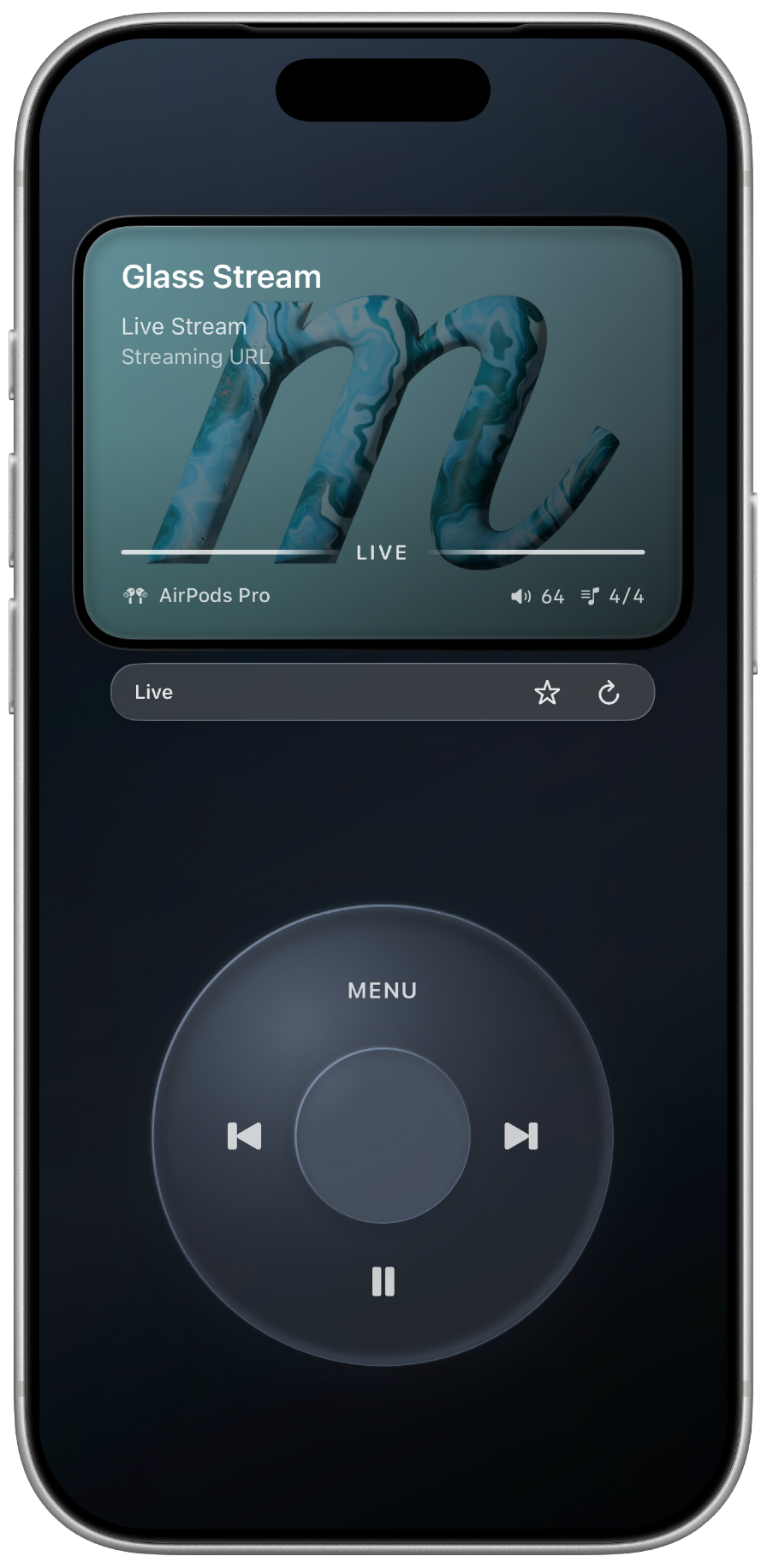 MuseDial Midnight finish.