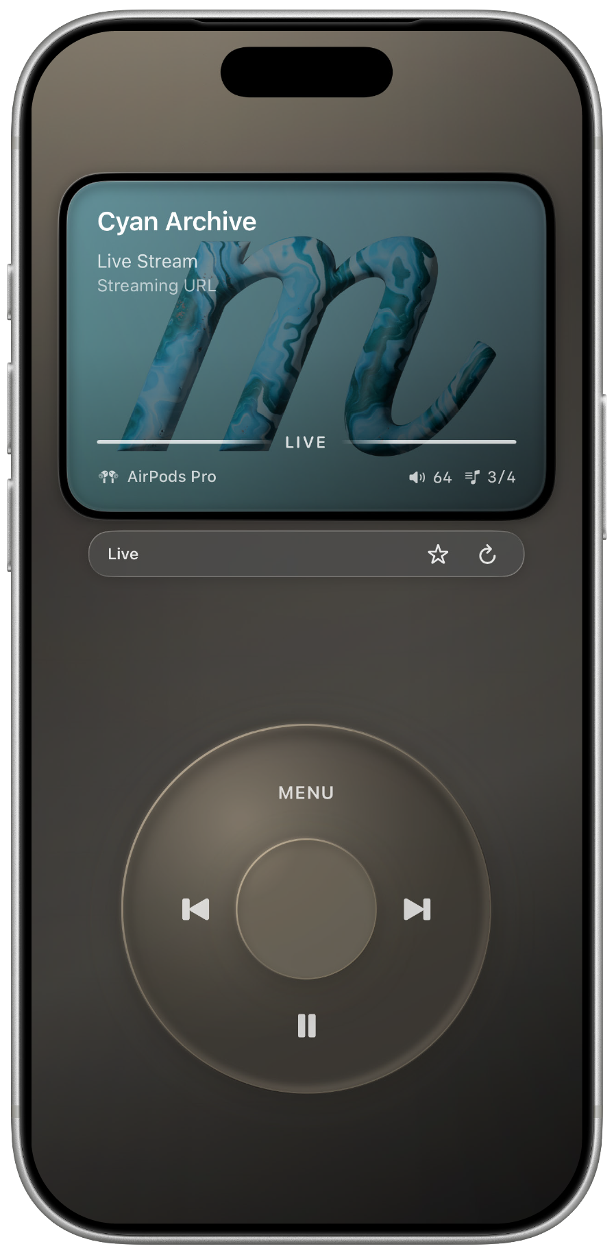 MuseDial Warm Graphite finish.